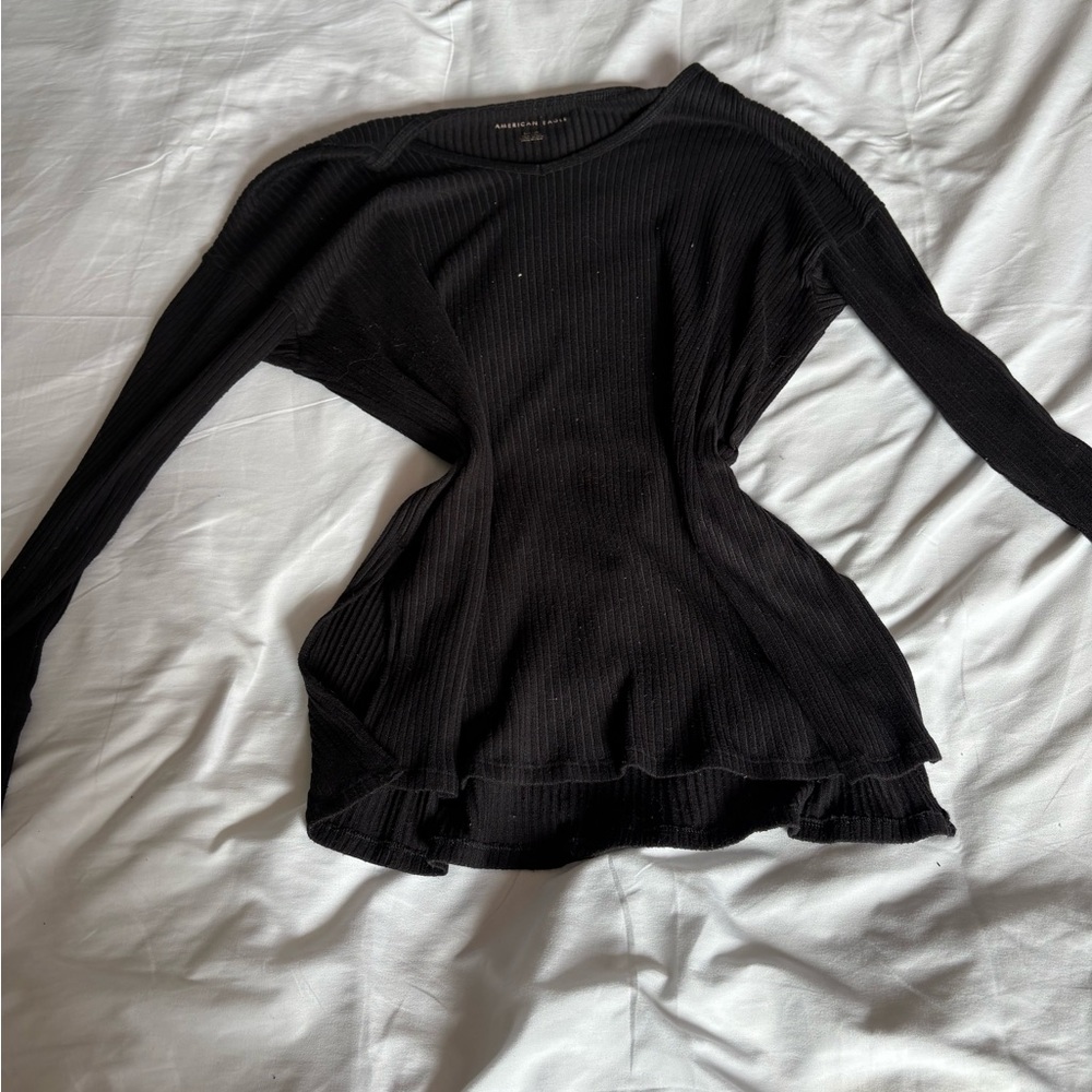 Black Long Sleeve Top